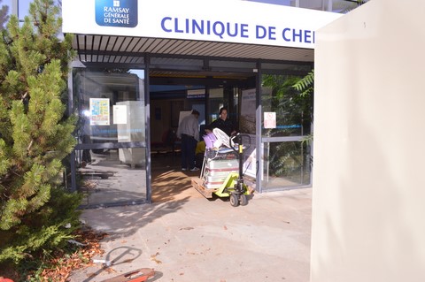 Un des hôpitaux ou le matériel a été récupéré